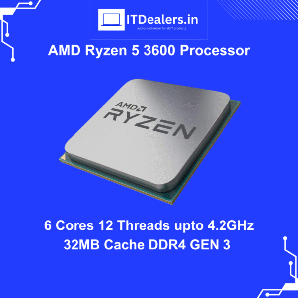 AMD Ryzen 5 3600 Desktop Processor 6 Cores upto 4.2 GHz (100-100000031BOX)